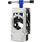 Saw Guide for Road Mountain Bike Fork Steerer Seat Post Bicycle Handlebar,Adjustable Cut Saw Guide for Cutting