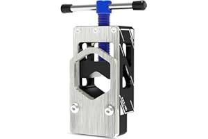 PACYTION Bike Saw Guide for Road Mountain Bike Fork Steerer, Seat Post, Bicycle Handlebar, Adjustable Cut Saw Guide for Cutting