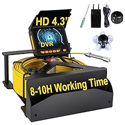 Sewer Camera 100FT,4.3" HD Screen,SYANSPAN 23mm