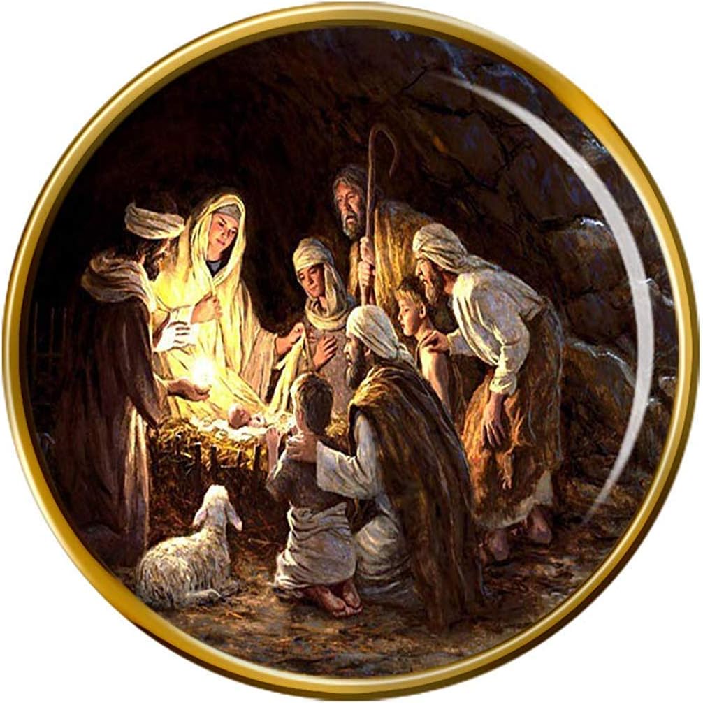 The Nativity Christian Pin Badge