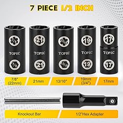 Topec Flip Edition Wheel Lock Removal Kit, 7-Piece