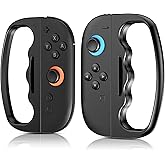 GLDRAM Fitness Boxing Grip for Nintendo Switch 2 Joycon, Ergonomic Controller Handle Grip Accessory for Swicth 2 Sports & Boxing Game - 2 Packs of Black
