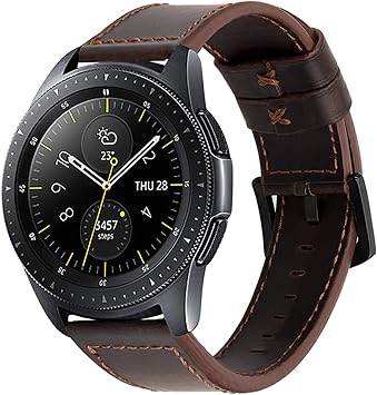 iBazal Correas 20mm Cuero Piel Pulseras Bandas Compatible con ...