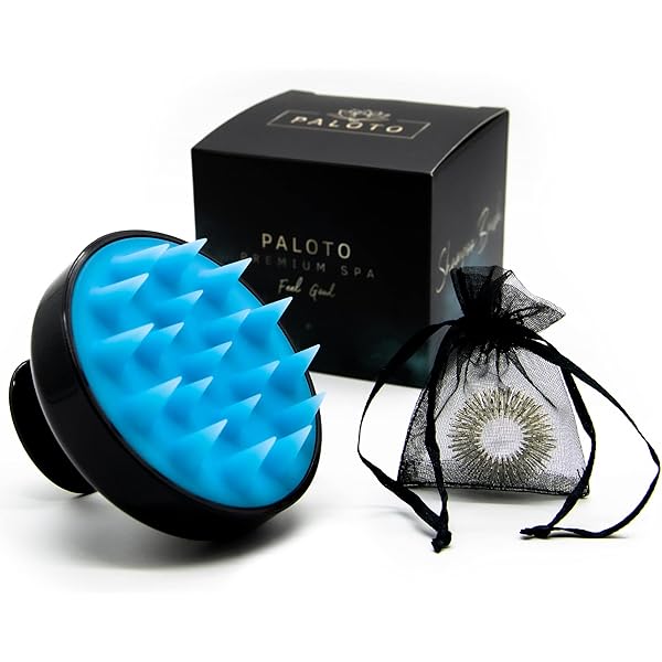 Szczotka do masażu skóry głowy do mokrych i suchych włosów ...