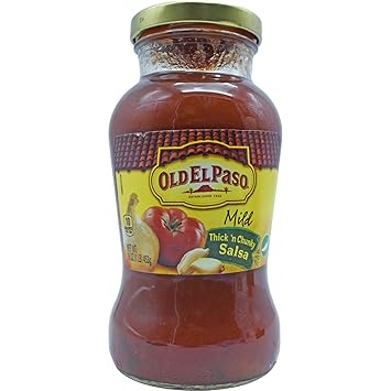 Old Elpaso Mild Thick N Chunky Salsa 453g 16oz Amazon In Home Kitchen