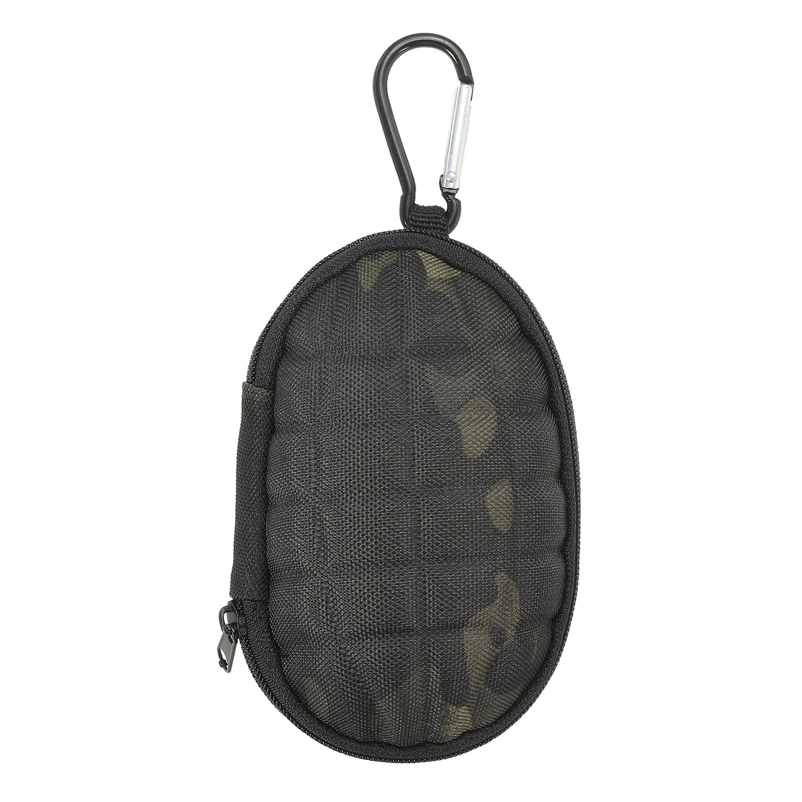 PATIKIL Billiard Accessories Storage Bag, Chalk Case Bag Portable Clip-on Attaching Coin Purse Pool Billiard Accessory, Black-Green