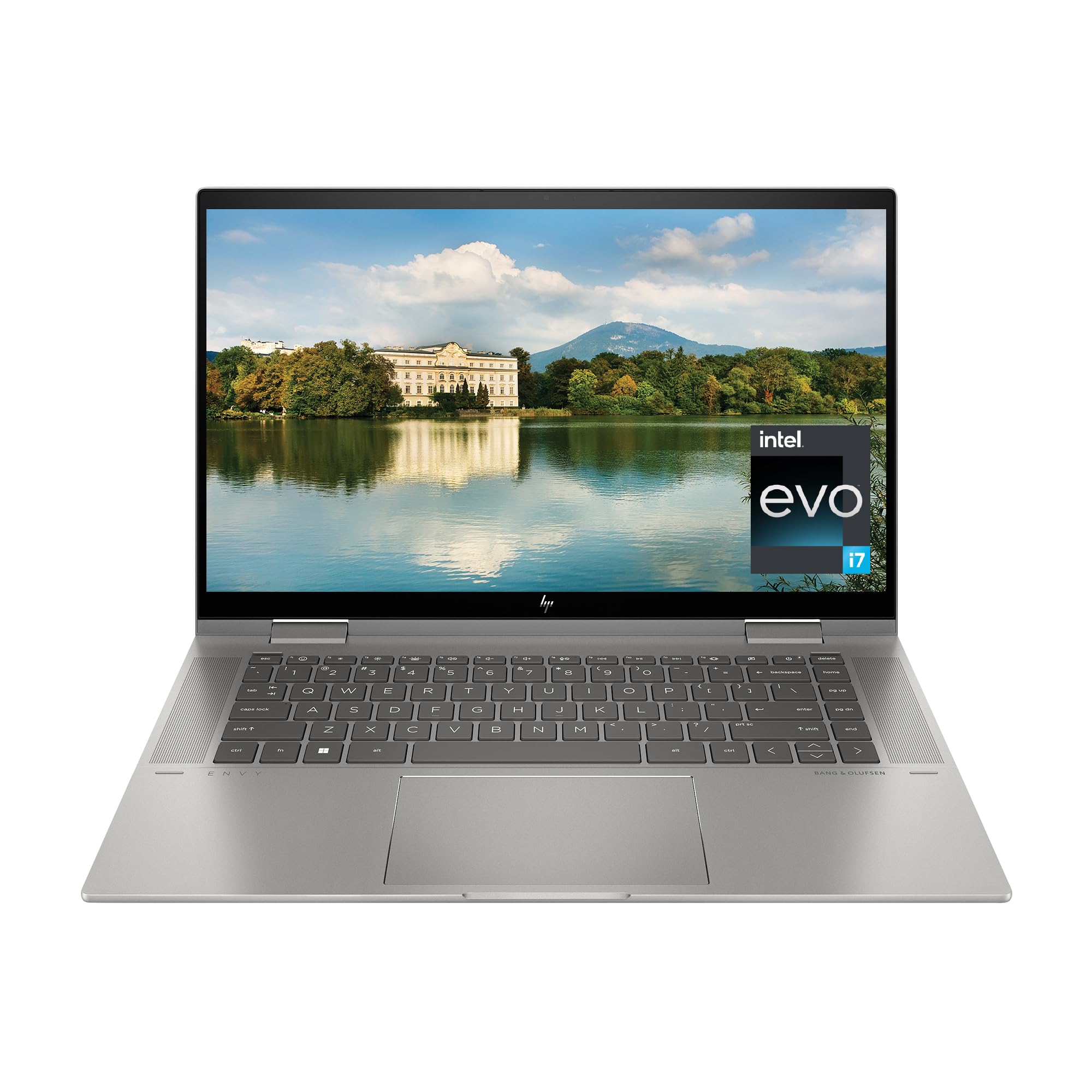 HP ENVY x360 15 inch Laptop, FHD Touch Display, Intel Evo powered by 13th Gen Intel Core i7-1355U, 8 GB RAM, 512 GB SSD, Intel Iris Xe Graphics, Windows 11 Home, 15-ew1010nr (2023), silver