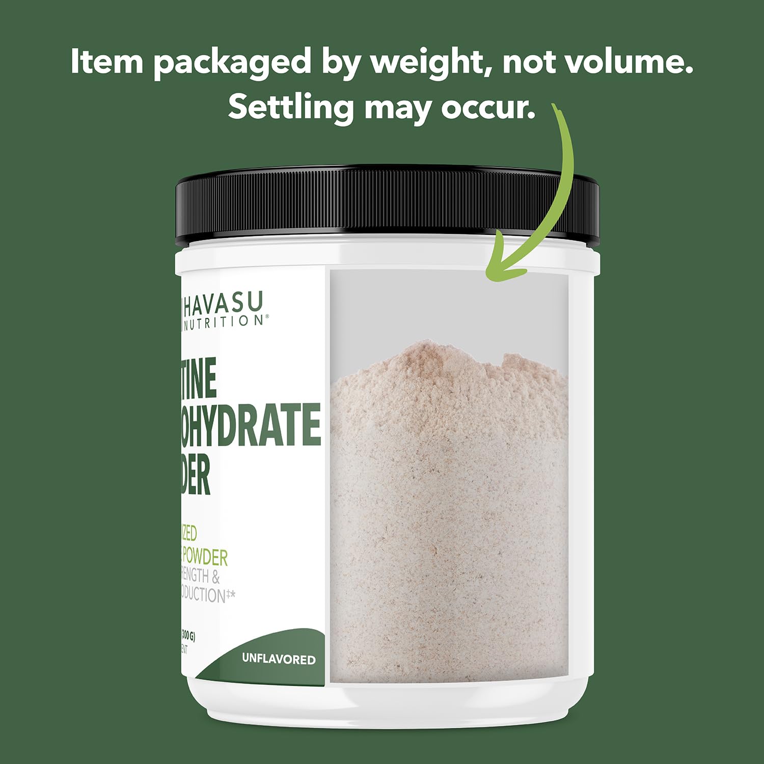Micronized Creatine Monohydrate Powder - 5g Unflavored Post-Workout Recovery for Lean Muscle Mass, Endurance, and Energy Production - Easy-to-Mix - Vegan, Non-GMO, Gluten-Free - 60 Servings