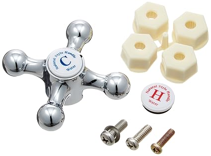 Amazon Sanei 水栓蛇口用デザインハンドル クロスハンドル