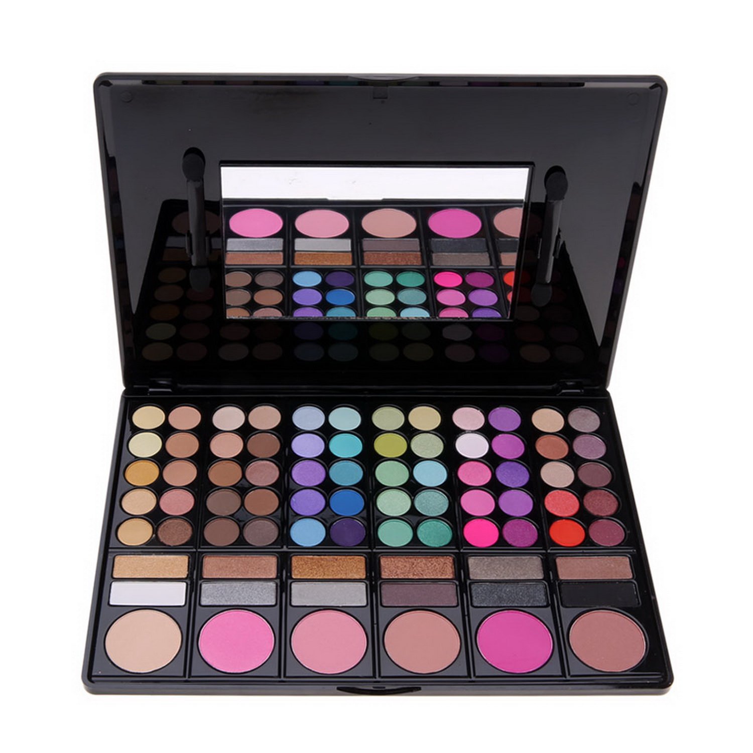ACEVIVI Professional 78 Colors Eyeshadow Combination Pallet Eye Shadow Palette Cosmetic Makeup Kit Set with Blush, Highlighters and Liner Shades (FBA)