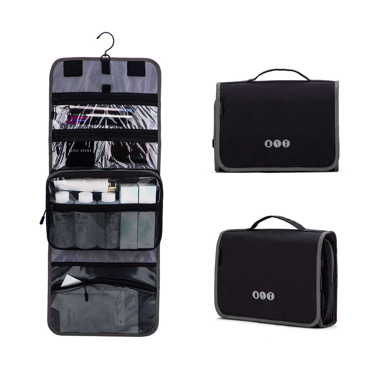 BAGSMART Extra Große Kulturtasche Kosmetiktasche zum Aufhängen Amazon