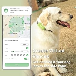 GPS Tracker for Dogs, Pet GPS Location Tracker with