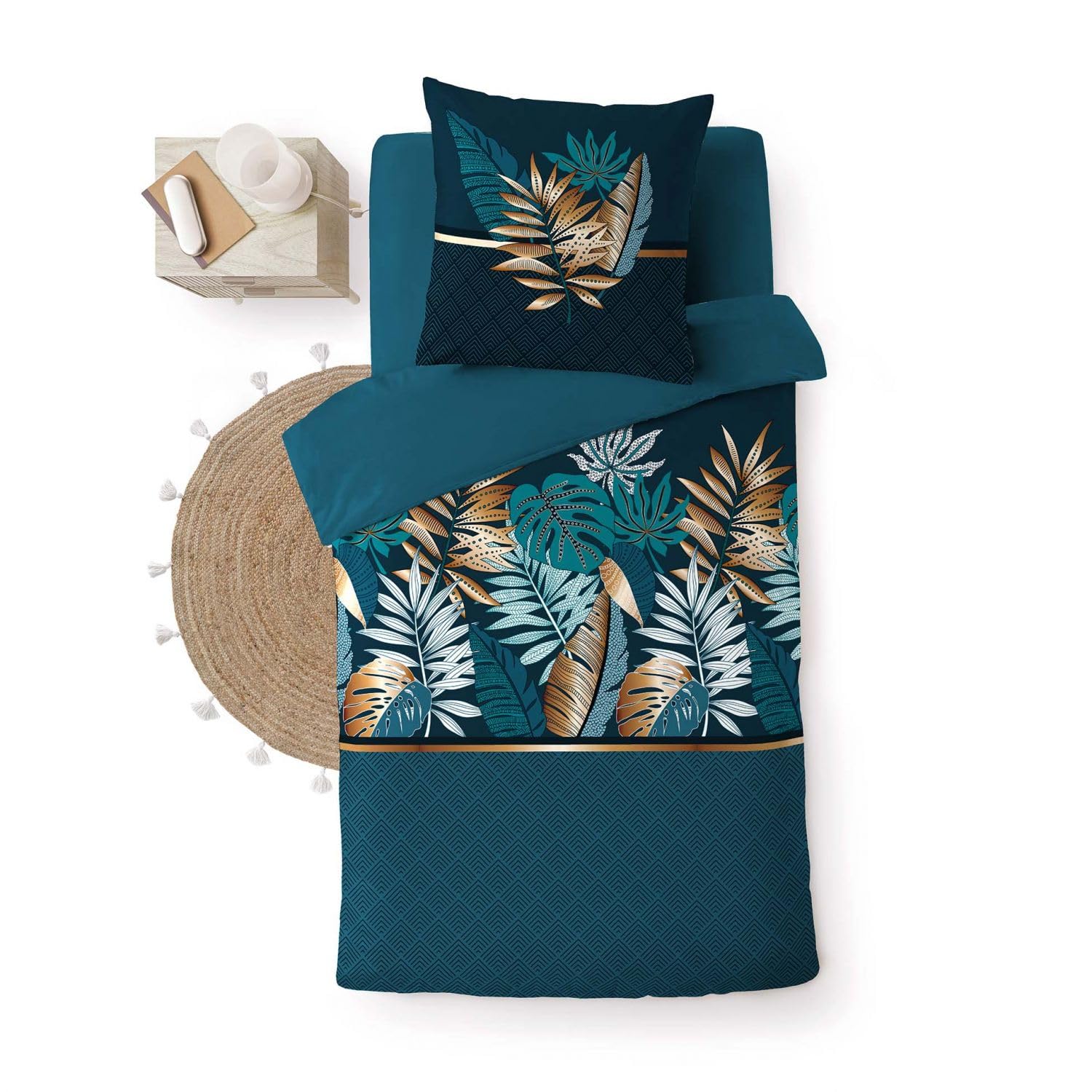 Douceur d'Intérieur, 2-Piece Bedding Set 140 x 200 cm Alianor 100% Cotton