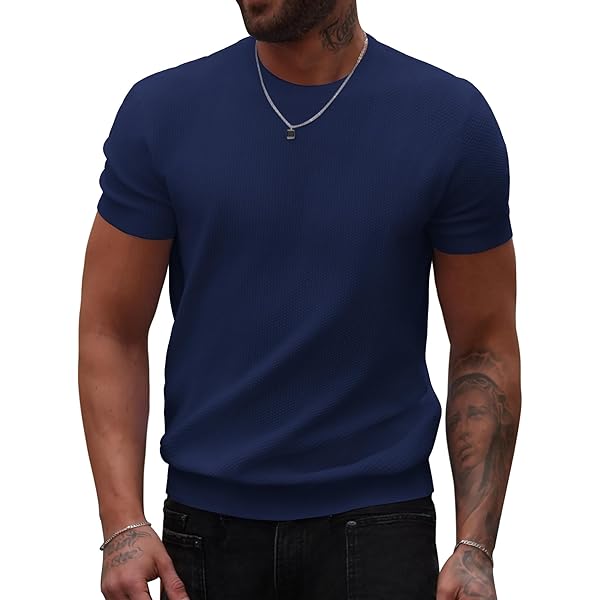 Body Para Hombre De Algodón Y Spandex - Manga Corta, Cierres En Paso, Tallas M-XXL
