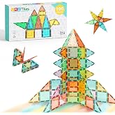 YRZtiles Magnetic Tiles for Kids, STEM Building Magnetic Blocks, 100-Piece | Standard 3-inch tiles, Encourages creativity, imaginative play, and early learning through hands-on exploration