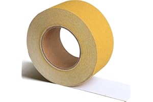 Glowentix PSA Longboard Sandpaper 180-Grit 2-3/4in x 20 Yards Self Adhesive Stickyback Continuous Roll PSA Sandpaper Roll for Automotive Woodworking Air File Sanders Hand Sanding Blocks