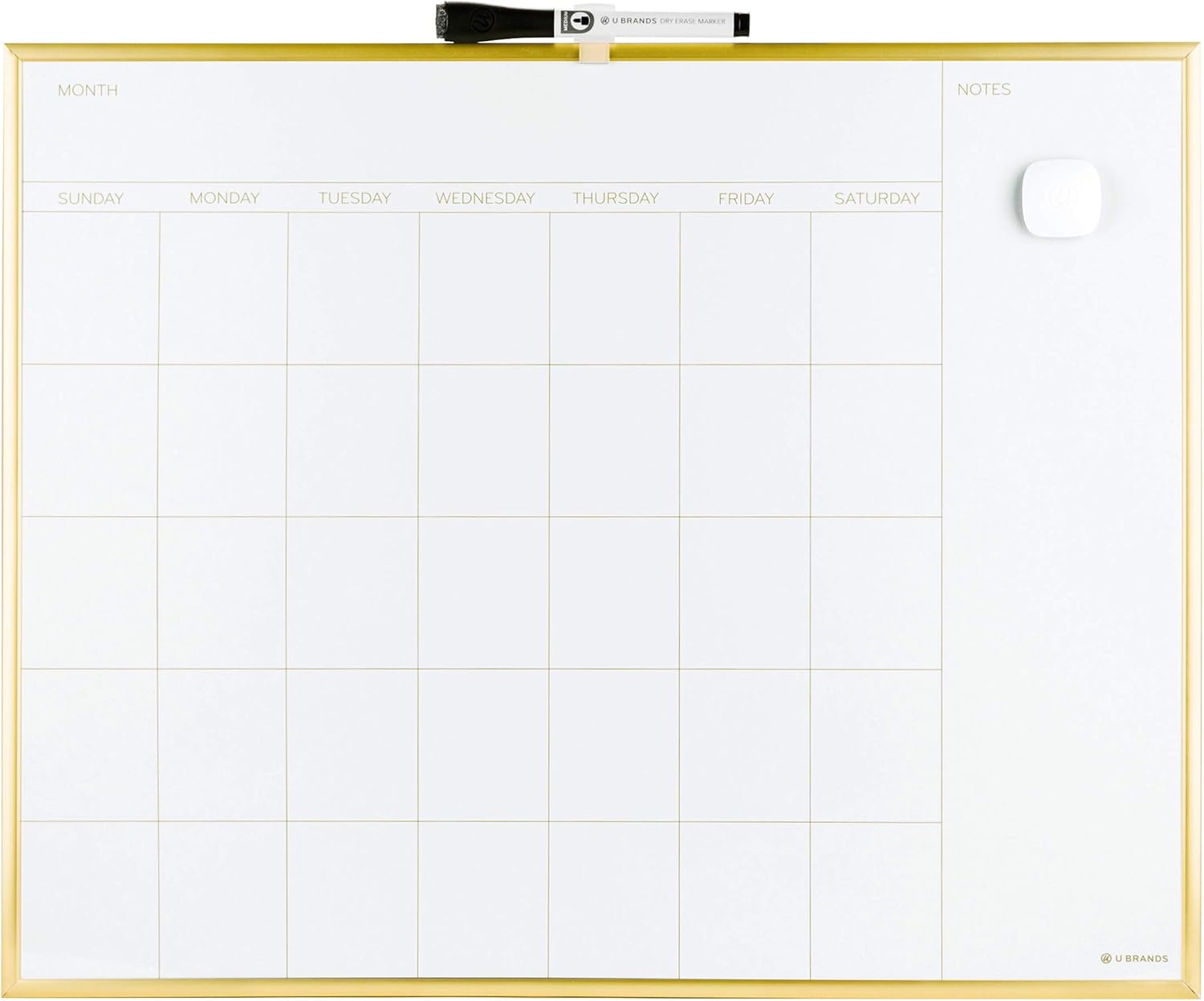 Dry Erase Calendar Board