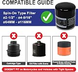 Spurtar 3 Jaw Oil Filter Wrench 64-116mm Adjustable Tool Car SUV Truck view 3