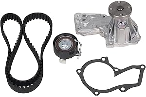 IRIEQU ‎Timing Belt Kit with Water Pump Compatible with Ford Fiesta 2011-2019 Fiesta Ikon 2012-2015 Transit Connect 2014-2016 Escape 2013-2016 Fusion 2013-2014 1.6L L4 Replace BE8Z-6268-C BE8Z-6K254-A