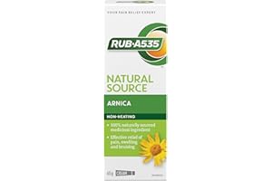 Rub-A535 Natural Source Arnica Cream - Made In Canada, Effective Pain Relief, 100% Naturally Sourced Arnica, Works on Contact