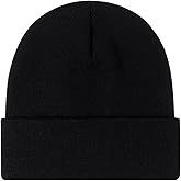 2THESTARS Beanie for Men Women Warm Winter Hat Windproof Thick Knitted Cuffed Unisex Skull Cap