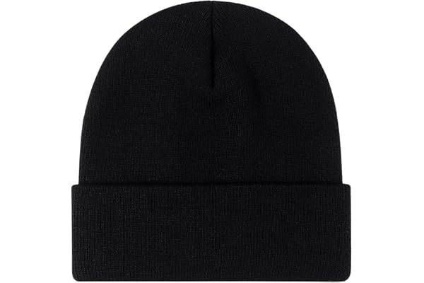 2THESTARS Beanie for Men Women Warm Winter Hat Windproof Thick Knitted Cuffed Unisex Skull Cap
