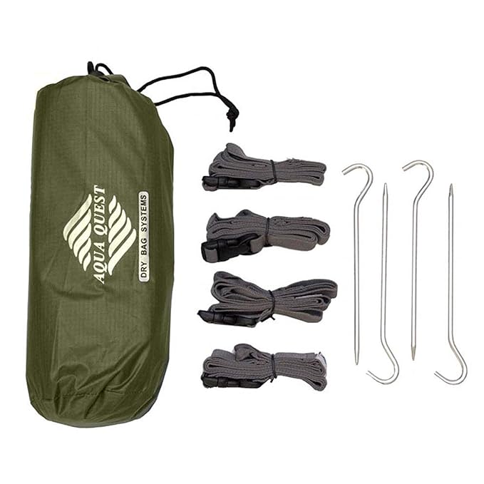 Aqua Quest Safari Tarp Medium 10 x 7 ft Lightweight Waterproof SIL