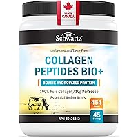 Collagen Peptides Powder | Hydrolyzed Collagen Powder with 18 Essential Amino Acids | Supports Healthy Skin Hair & Nails | Bo