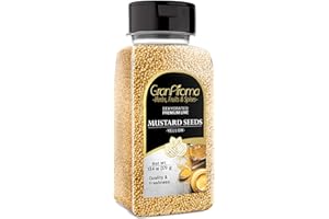 GranAroma Yellow Mustard Seeds, Mild Flavor, Dips & Dressings, For Homemade Mustard (13.4 Ounce)