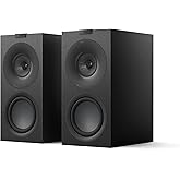 KEF Q Concerto Meta Three-Way Bookshelf Speaker - Pair (Black)