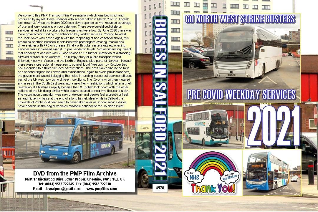 4578. Salford. UK. Buses. March 2021. Shake up after