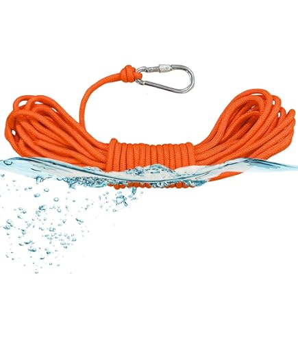 Jeté de lit avec corde réfléchissante pour kayak, bateau, rafting, pêche sur glace, natation Jeté de lit avec corde réfléchissante pour kayak, bateau, rafting, pêche sur glace, natation