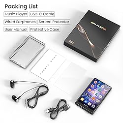 MP3 Player 64GB with Bluetooth and WiFi, HiFi