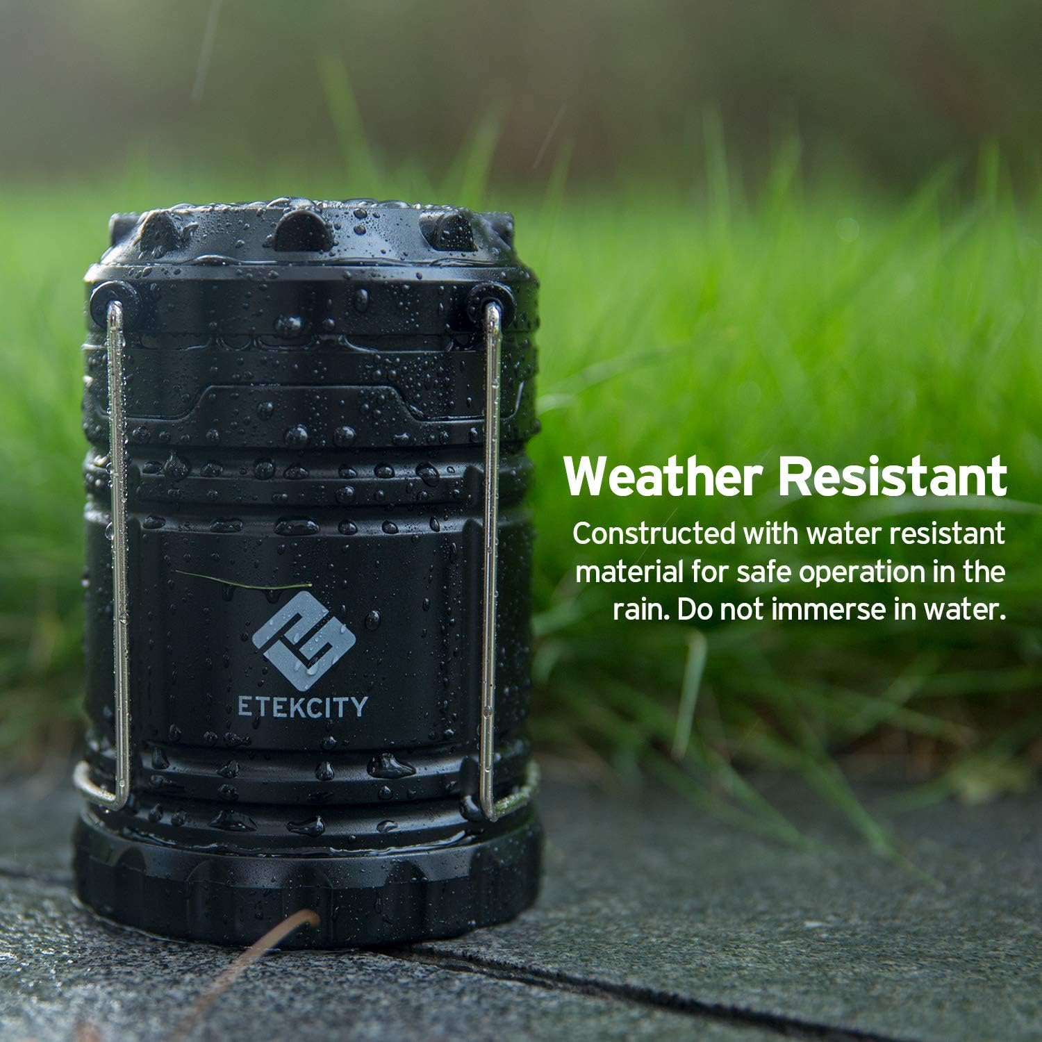 Etekcity Lantern LED Camping Lanterns, Battery Powered Camping Lights, Outdoor Flashlight, Suitable for Camping, Hiking, Survival Kits for Emergency, Power Failure, Hurricane (Batteries Included): Sports & Outdoors