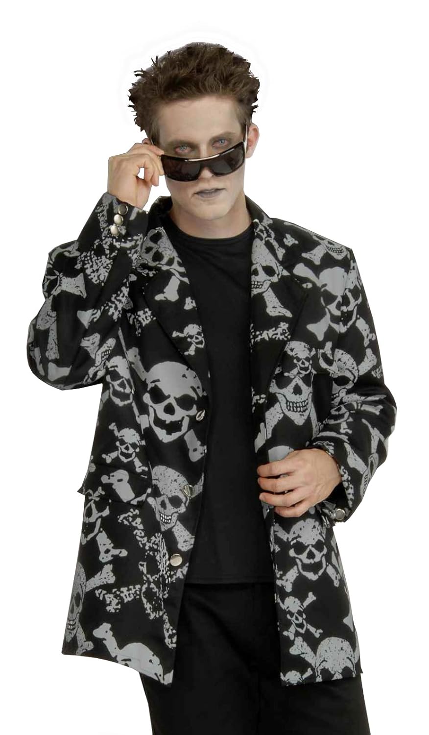 Novelties de calavera y tibias cruzadas disfraz para hombre
