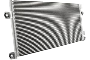 YMAUGP Replacement Air Condenser for Volvo VNL AC Condenser 1998-2016 VNM VHD Truck 1998-2006 Premium Heavy Duty Truck AC Condenser Replace 20461065 21095290 21504536 21504538