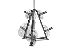 Marcy Olympic Weight Plate Tree for 2-Inch Plates Weight Storage Rack