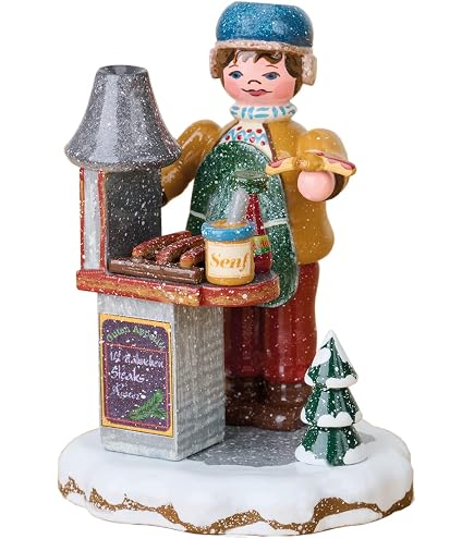 Piccole figure & Ornamenti Bambini Inverno Lanterna - 13,5cm / 5inch - Hubrig Volkskunst