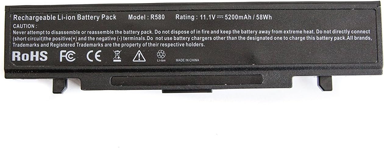 OEM replacement battery for Samsung Notebook battery type Samsung 300V3A/NP300V3A/305V5A/NP305V5A/300E5A/NP300E5A AA-PB9NC6B, 10.8V - 11.1V, 5200 mAh or 56 Wh replacement battery