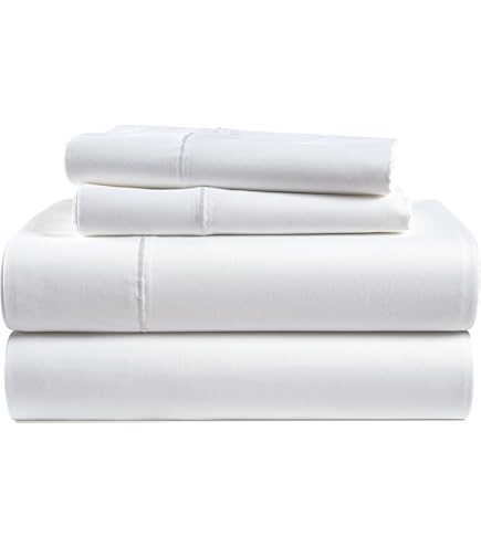 Luxurious 8PC Queen 300 Thread Count Bed in a Bag - White Solid Shee