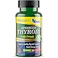 America Medic & Science Advanced Thyroid (60 Capsules) | Thyroid Support for Men and Women | Mood and Energy Booster Supplement | with Natural Ashwagandha, Iodine, Selenium, and Vitamin B12