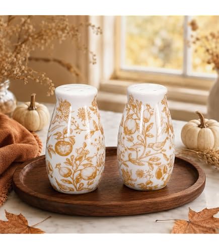 Amazon.com: Country Floral Salt and Pepper Shakers, Unique Flower