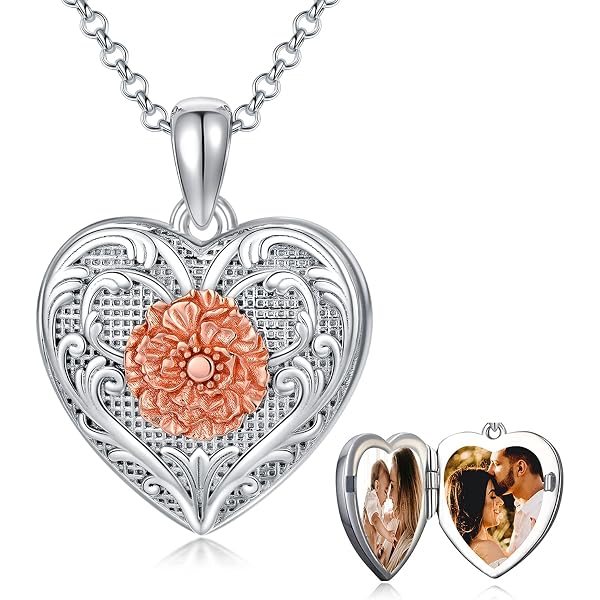Collar Personalizado Con Mini Libro – Colgante Que Se Abre Con 6 Páginas Para Mensajes, Regalo Para Hija, Mamá O Pareja