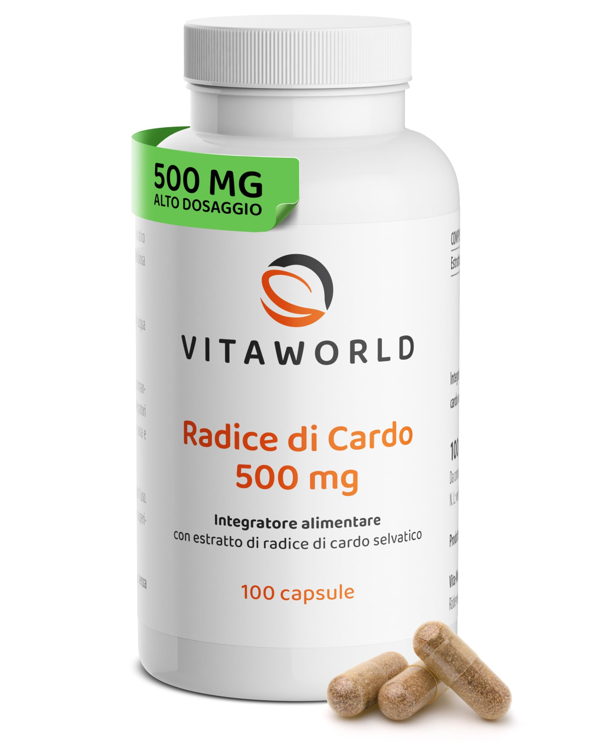 Teasel root extract 500mg 100 Capsules Vita World German Pharmacy Production