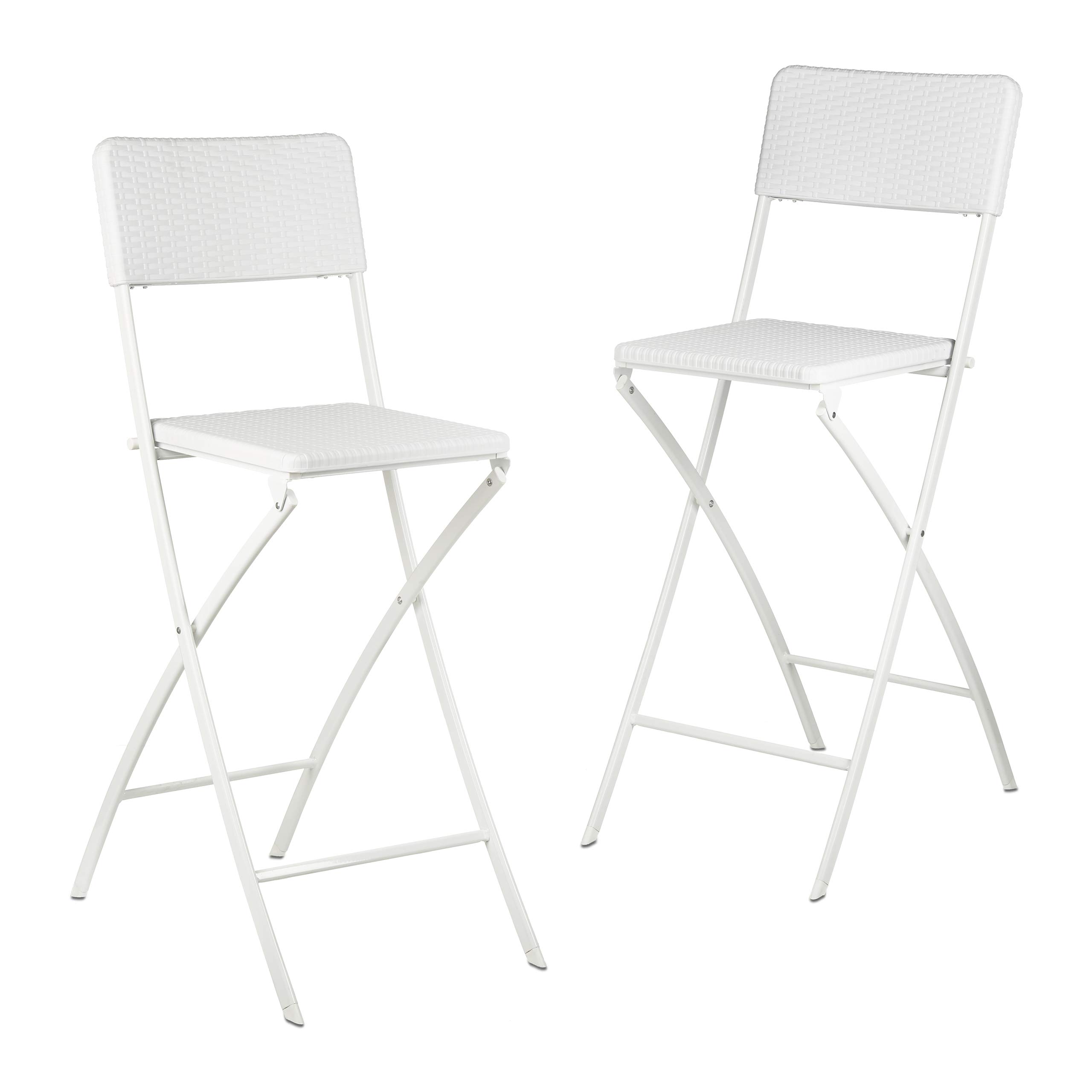 Relaxdays Bastian Folding Bar Stools Relaxdays Bastian Folding Bar Stools