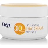 Cien Anti-Wrinkle Anti-Age Day Cream with Q10 and Vitamin E with UV Filter 50 ml