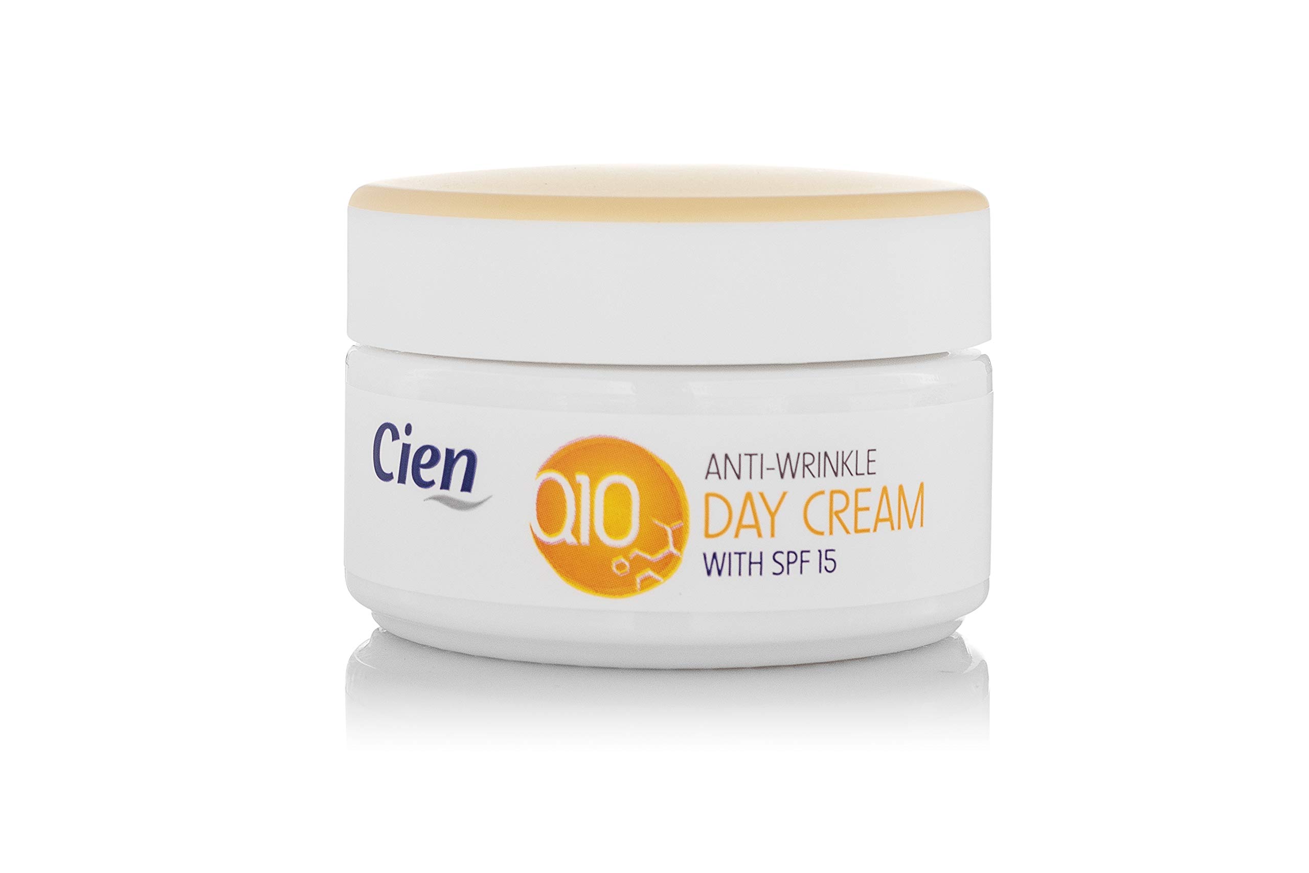 Cien Anti-Wrinkle Anti-Age Day Cream with Q10 and Vitamin E with UV Filter 50 ml