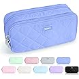 Amazon.com: Sooez Large Pencil Case Pouch, Extra Big Pencil Bag with 8 ...
