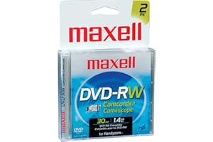 Maxell DVD-RW CAM/2PK 8cm Rewritable DVD-RW for DVD Camcorders