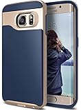 Caseology Galaxy S6 Edge Case, [Wavelength Series] Slim Dual Layer Protective Textured Grip Corner Cushion Design for Samsung Galaxy S6 Edge - Navy Blue